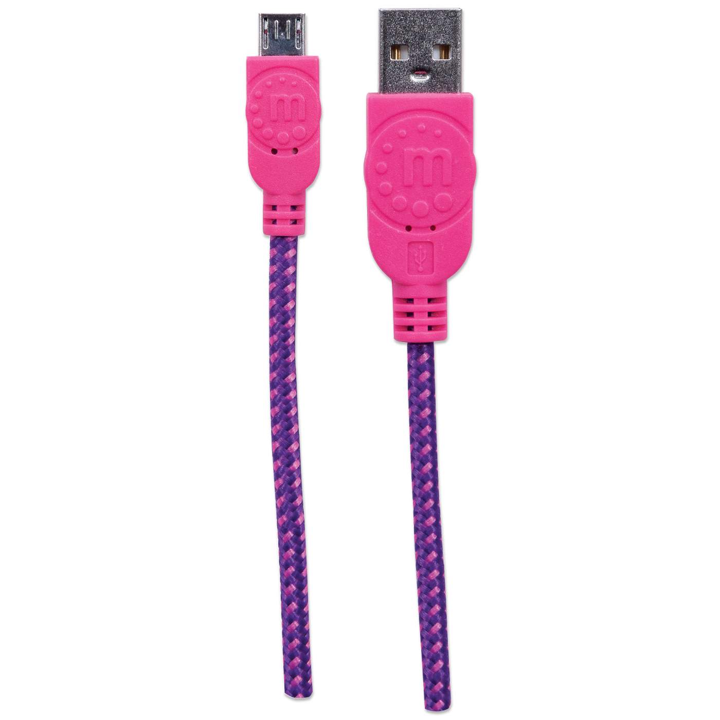 Braided Hi-Speed USB Micro-B Device Cable Image 5