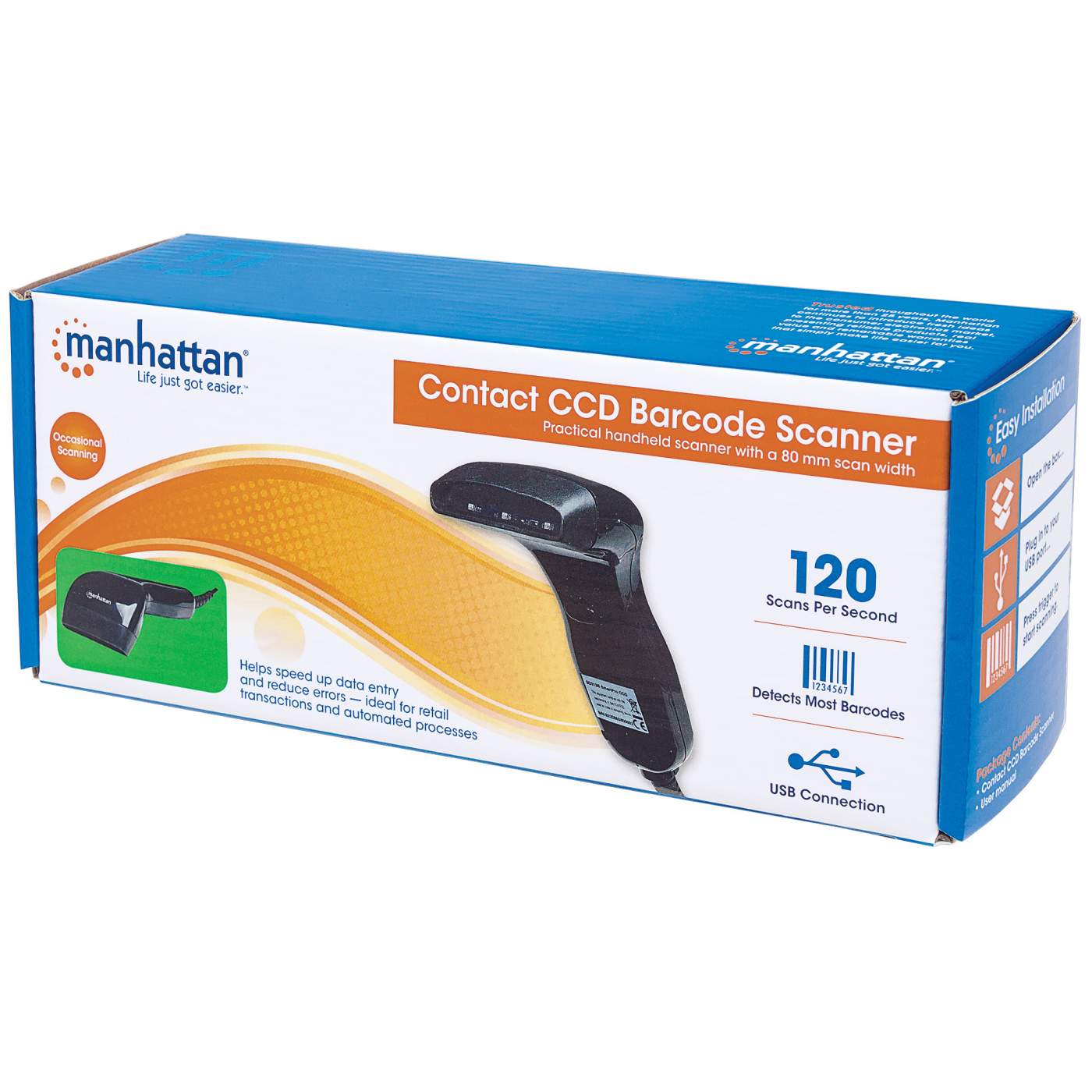 Contact CCD Barcode Scanner Packaging Image 2