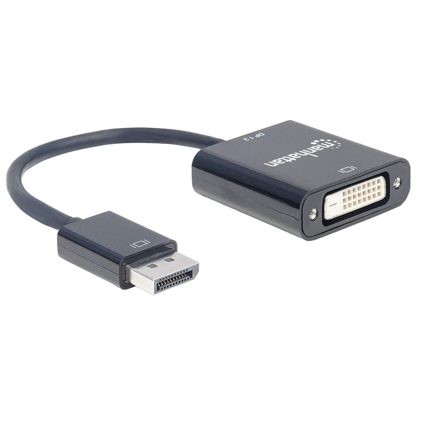DisplayPort 1.2a to 4K HDMI Dual Link DVI VGA Passive Adapter 4 in 1 with  Audio