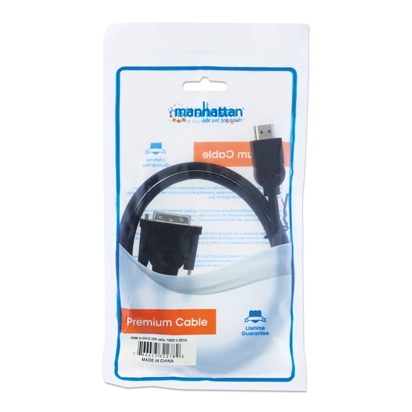 HDMI to DVI-D Cable Packaging Image 2