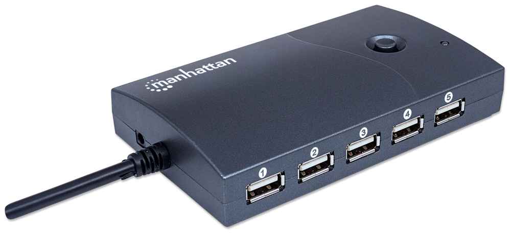 Hi-Speed 13-Port Desktop USB Hub Image 3
