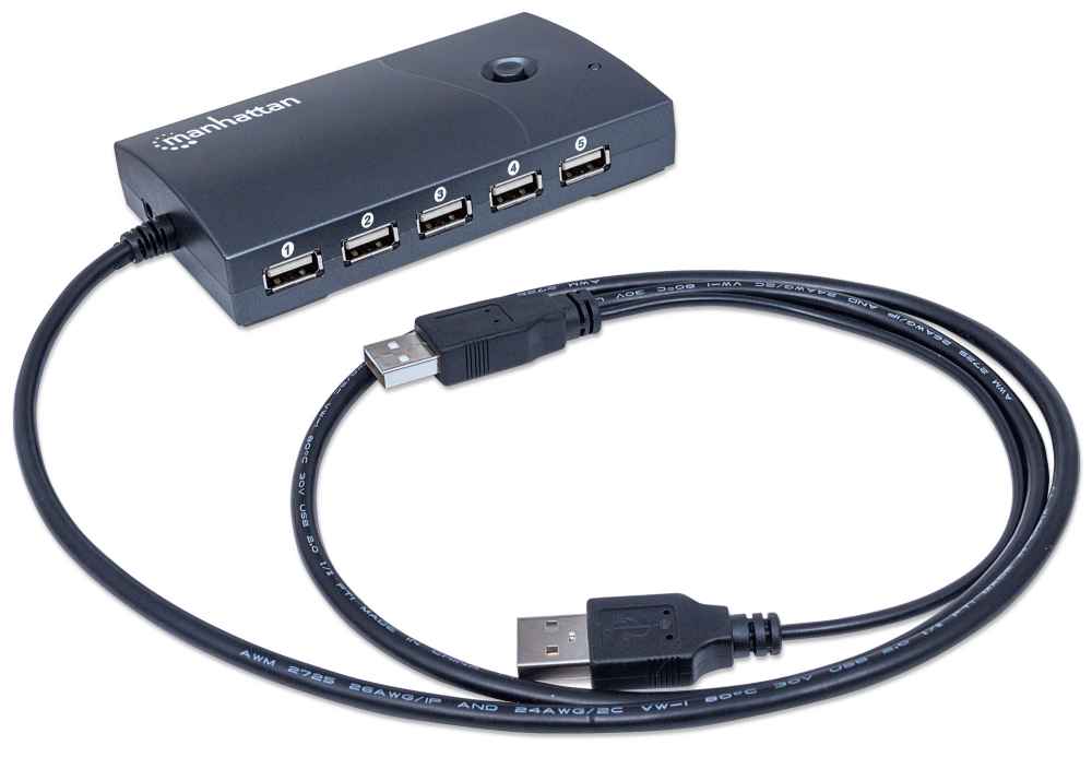 Hi-Speed 13-Port Desktop USB Hub Image 9