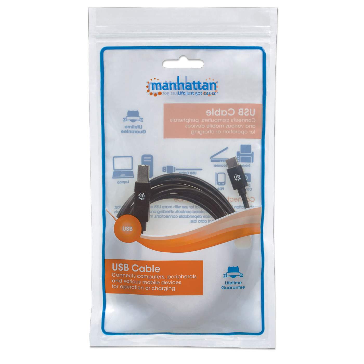 Hi-Speed USB C Device Cable Packaging Image 2
