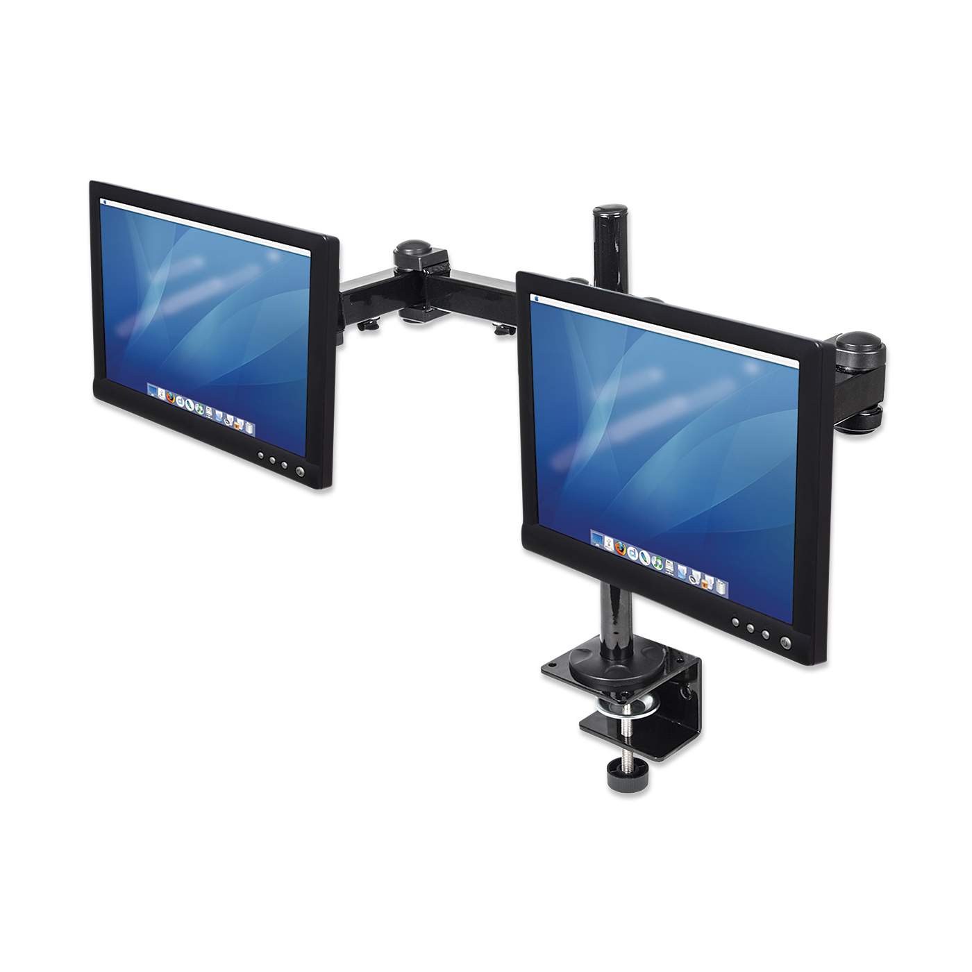 LCD Monitor Mount with Double-Link Swing Arms Image 5