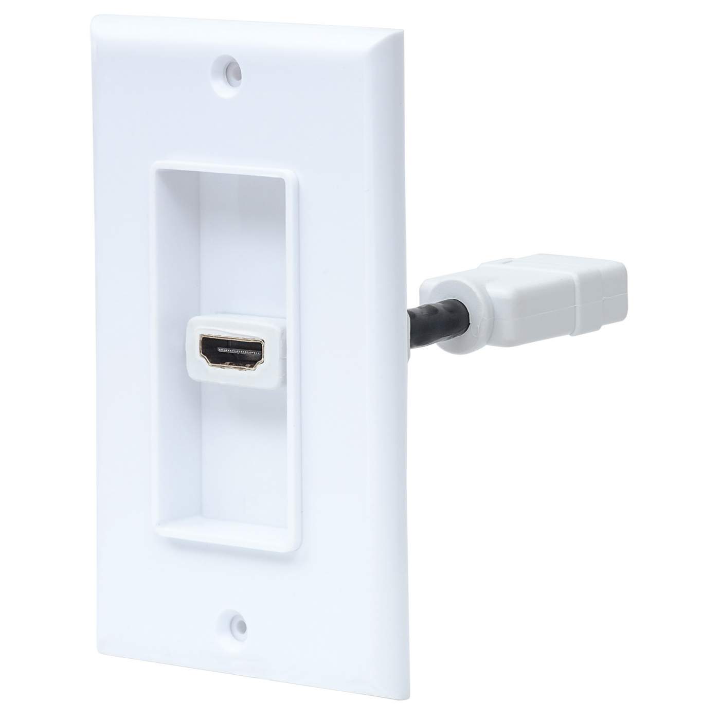 One-Port HDMI Wallplate Image 1
