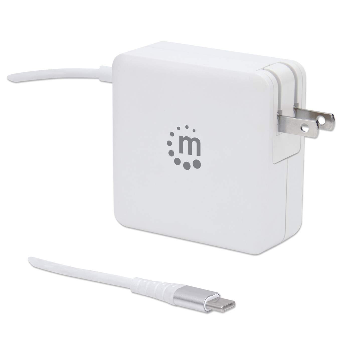 Power Delivery Wall Charger with Built-in USB-C Cable - 60 W Image 2