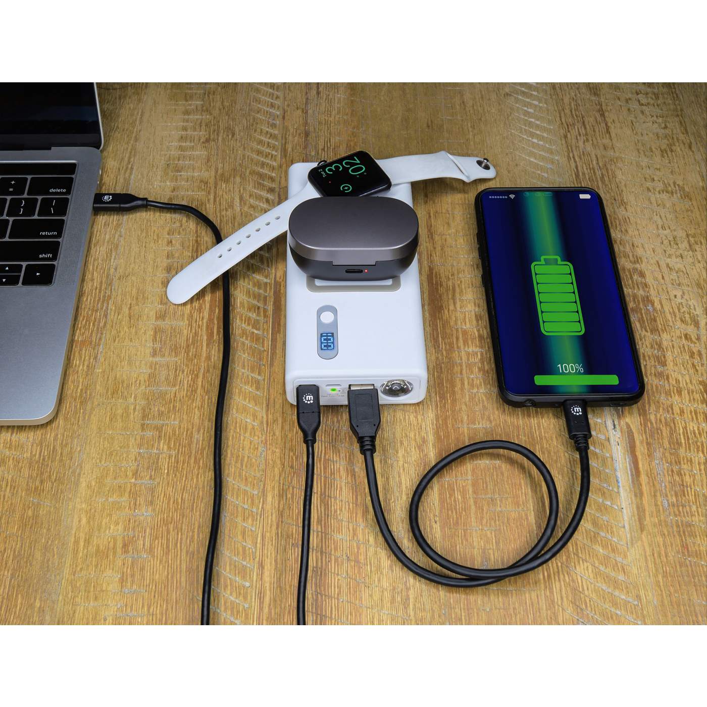 Powerbank 20,000 mAh with Power Delivery & Wireless Charging Pads Image 10