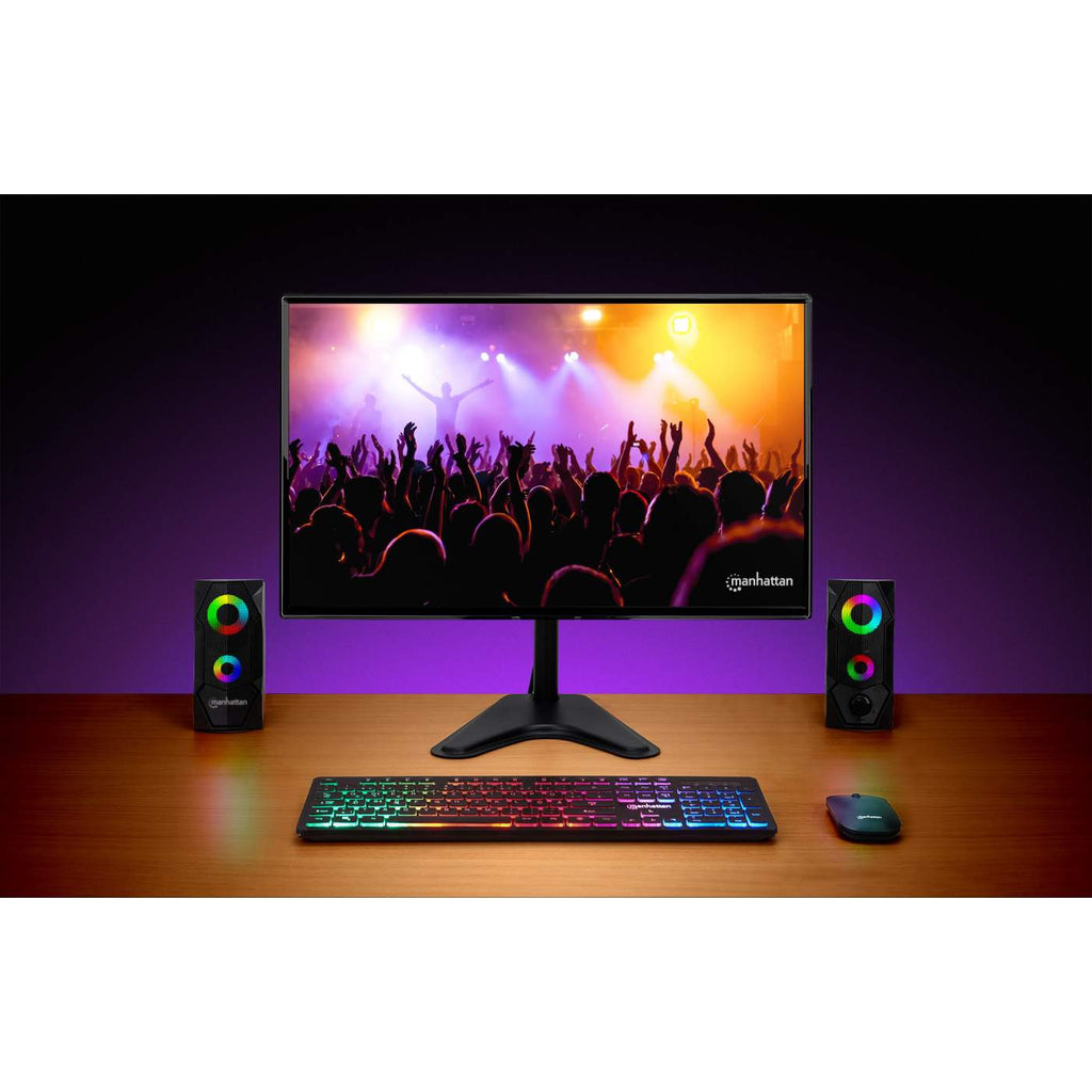 Rgb Computer Sound RGB LED Desktop Stereo Computer Speakers 168359