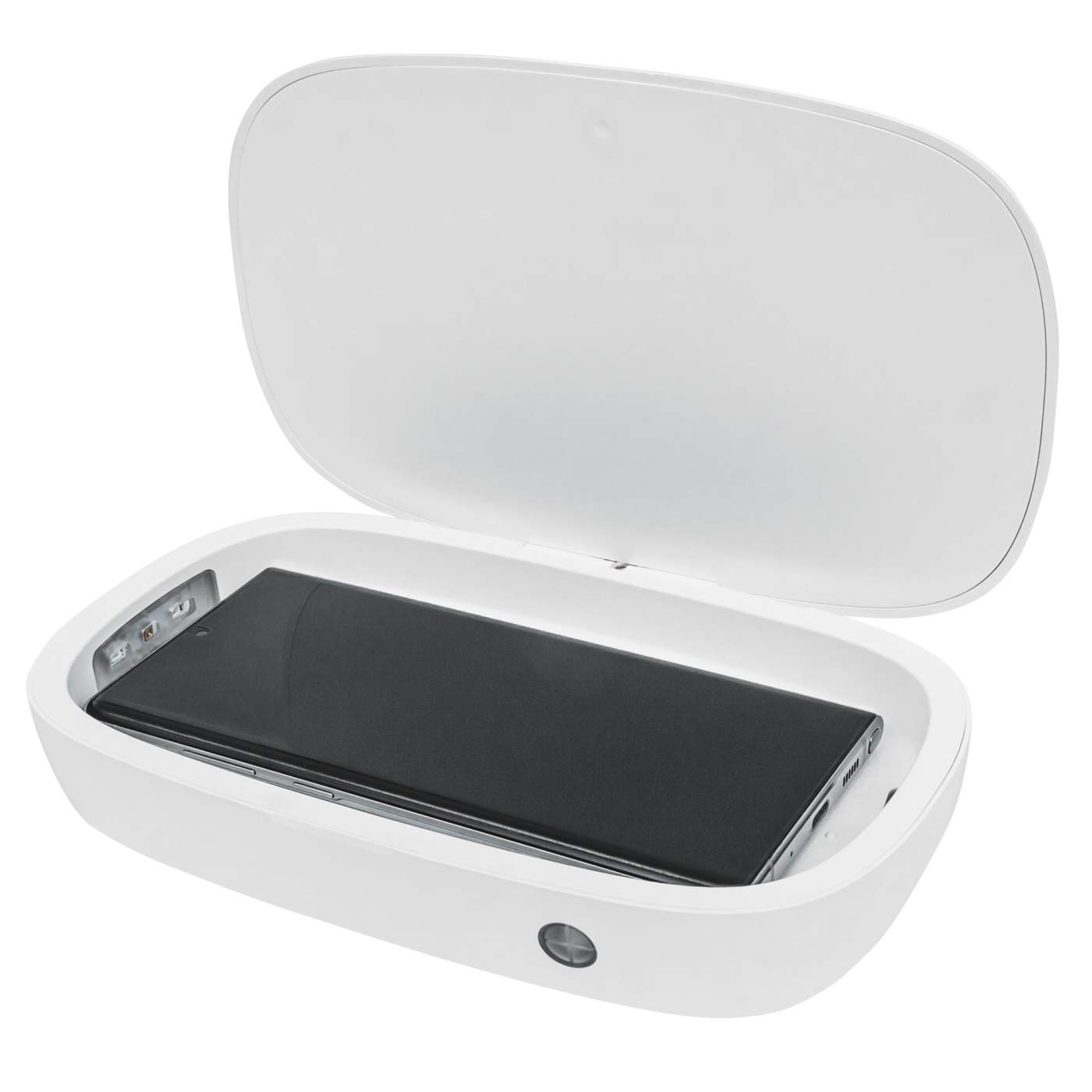 Smart Phone Sanitizer Box with Fast Wireless Charger for Mobile Phones Image 3