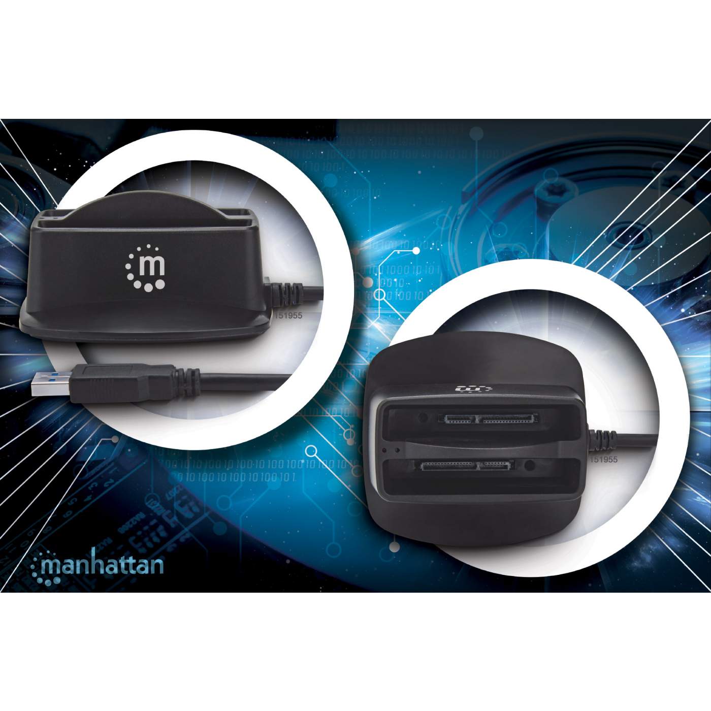 SuperSpeed USB 3.0 Dual 2.5" SATA HDD Dock Image 5