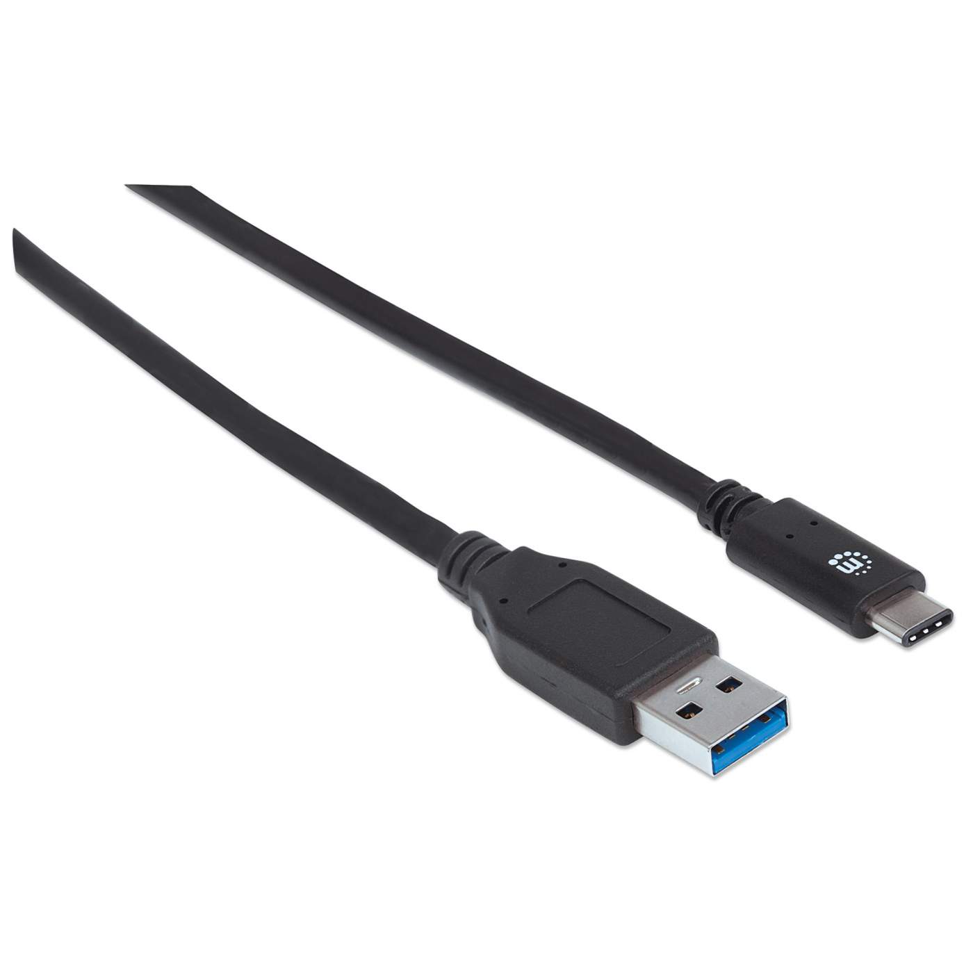 Manhattan 353373 USB-C Male 3.0 to USB-A Male 2.0 Cable 3ft