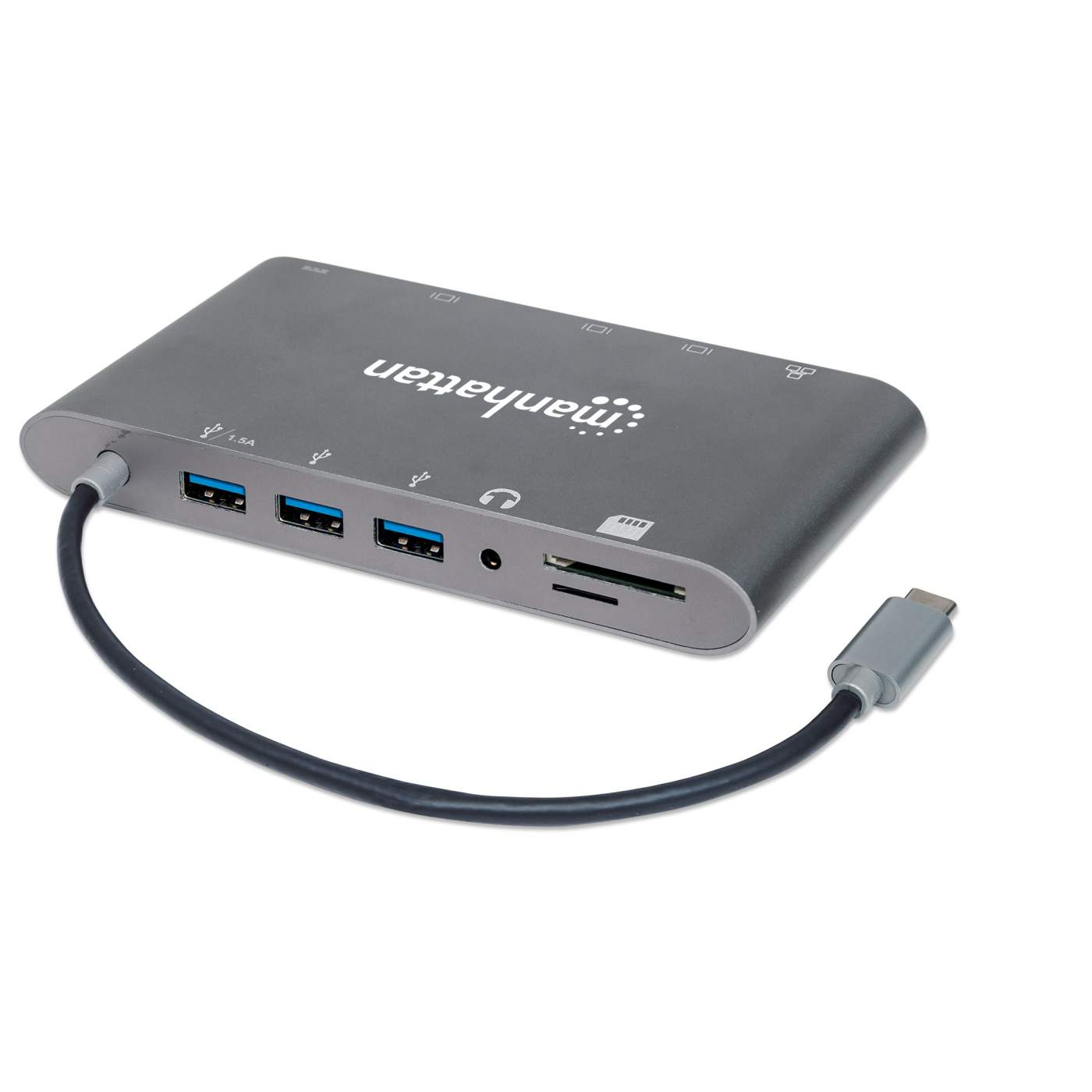 SuperSpeed USB-C to 7-in-1 Docking Station (152808)