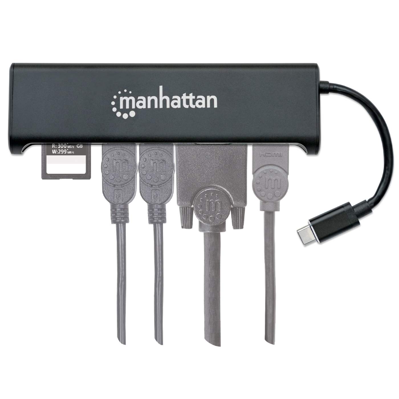 SuperSpeed USB-C to HDMI/VGA 4-in-1 Docking Converter Image 5