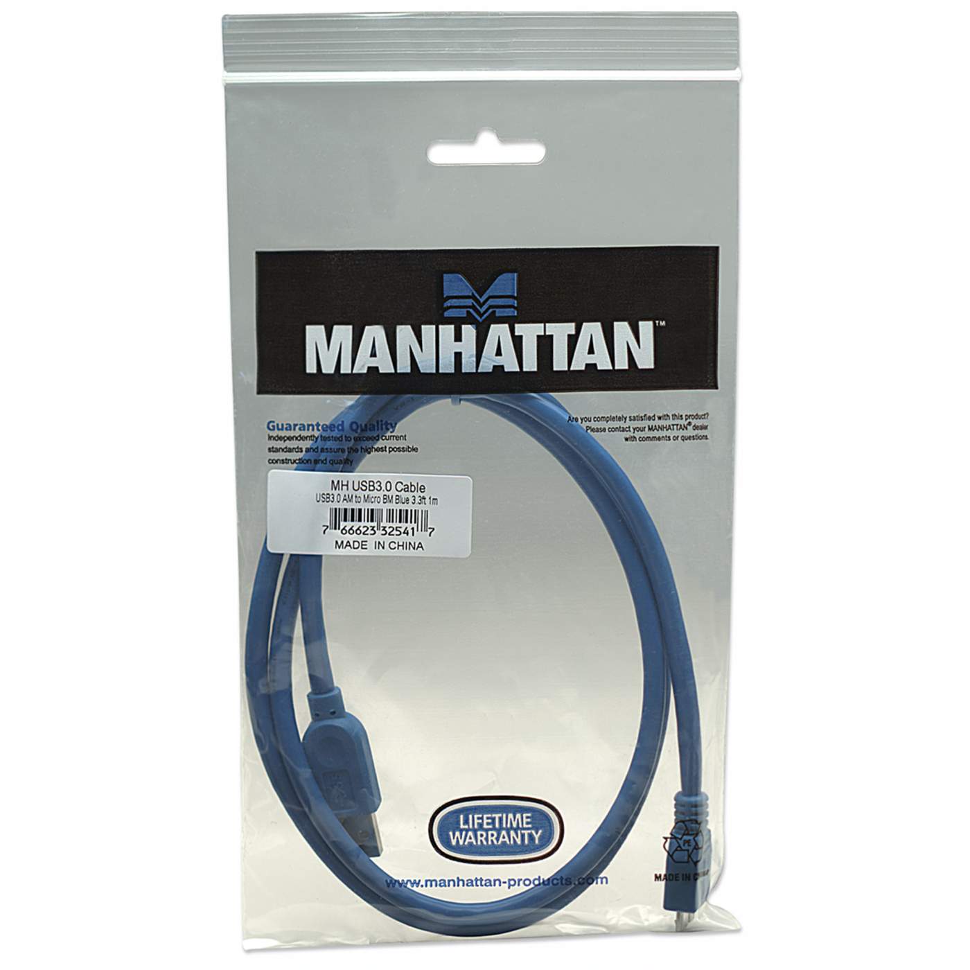 Manhattan USB 3.0 Type-A to Micro-USB Cable (325417)