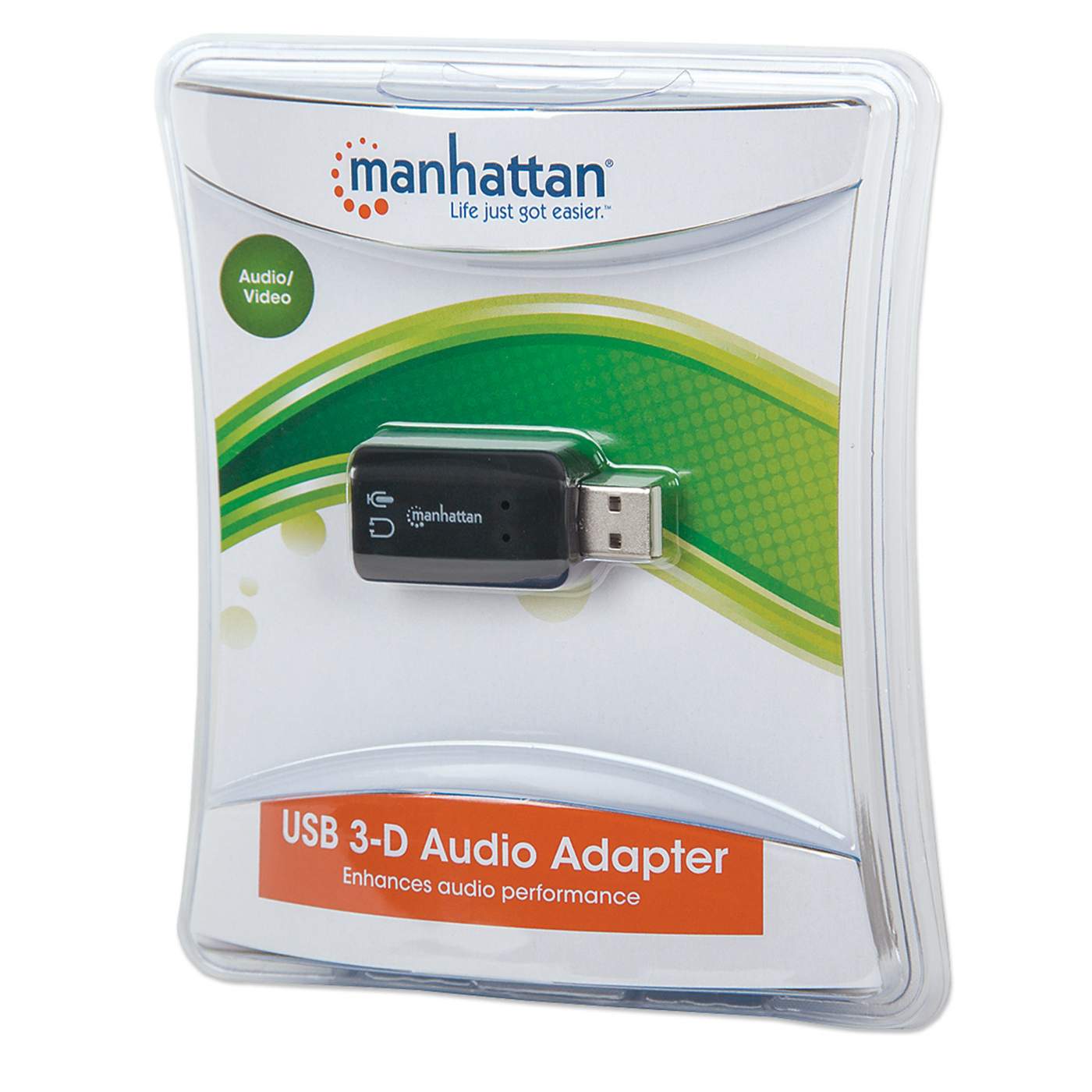 Manhattan USB-A to 3.5 mm Audio Adapter (150859)