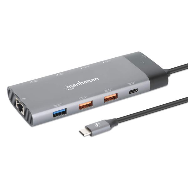thumbnail image 2 of Kvm Switch Dual Monitor Minisopuru Dual Monitor KVM Switch Docking Station For Laptop & Desktop - With 4K@60Hz HDMI,15W Charge, EDID, 5 USB A USB-C, Audio, For Thunderbolt 5/4/3, USB-C Windows Laptops(Not 2 of 11
