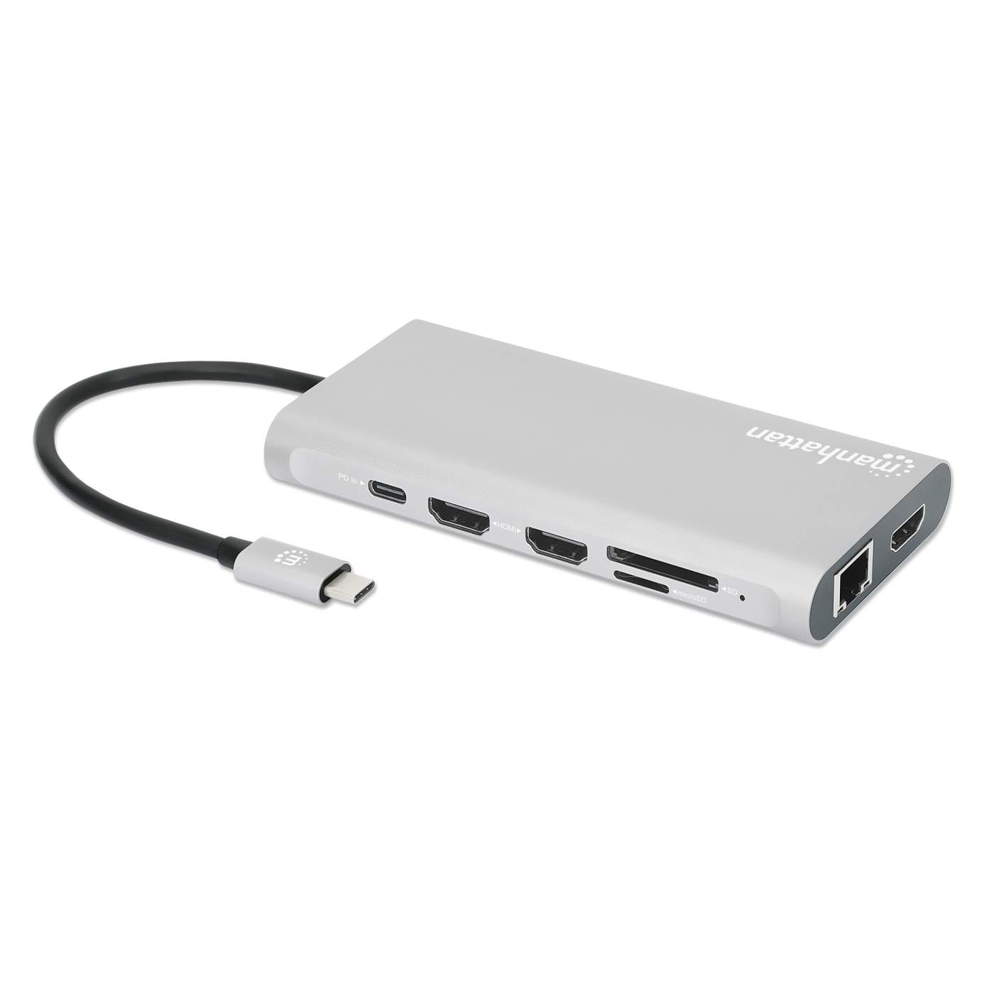 MCL Station d'accueil USB-C multi-ports 12-en-1 HDMI/VGA - Station