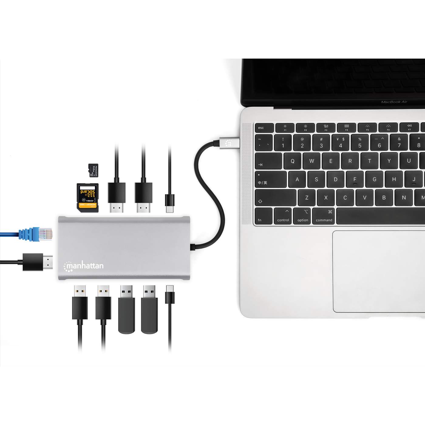 DONN01B 3-in-1 USB 3.2 Gen 1 Docking Station, HDMI, USB 3.0, 60W USB PD -  LevelOne