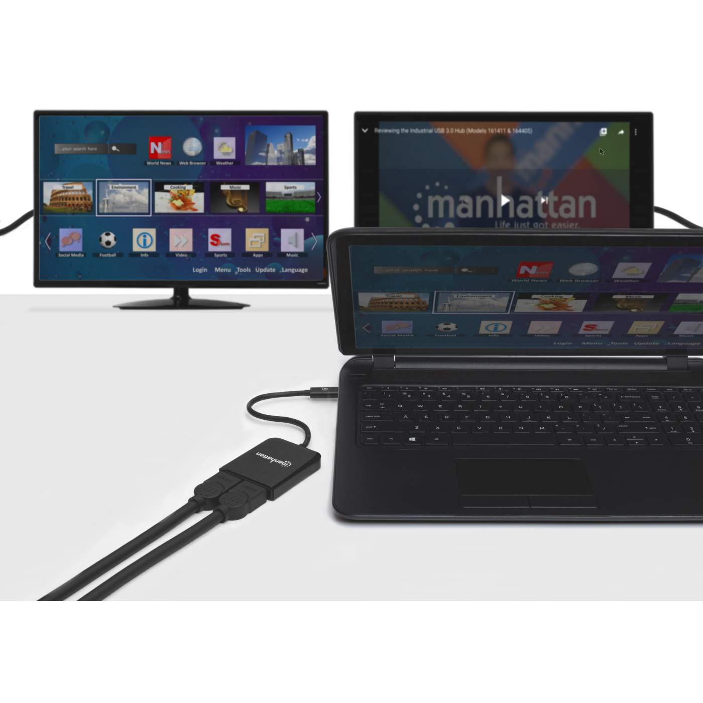 USB-C to Dual HDMI Converter - MST Hub Image 5