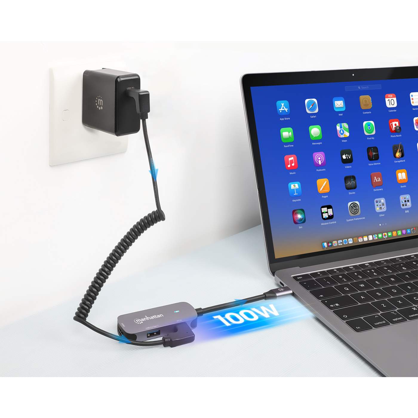 USB-C to HDMI 3-in-1 Docking Converter with Power Delivery Image 12