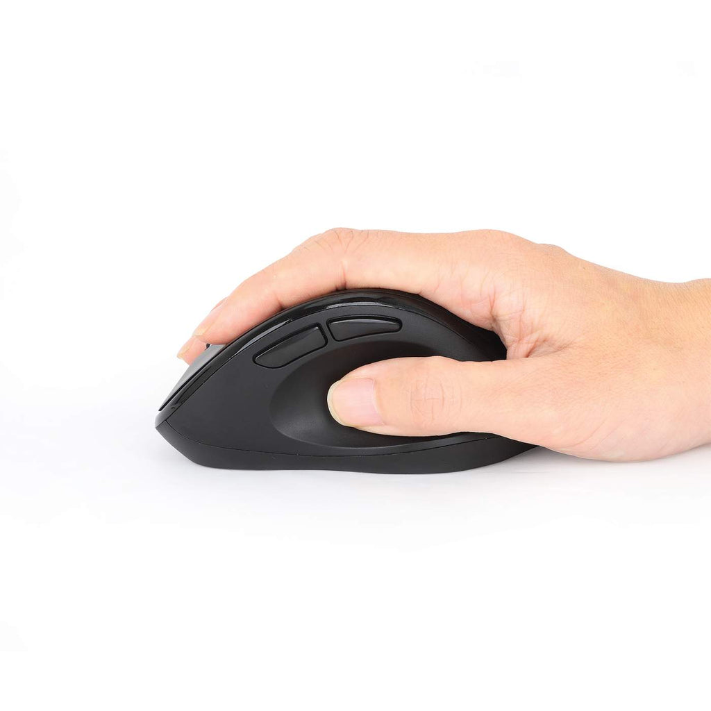 Ergonomic Wireless Mouse w/ 2-in-1 USB Receiver 190237