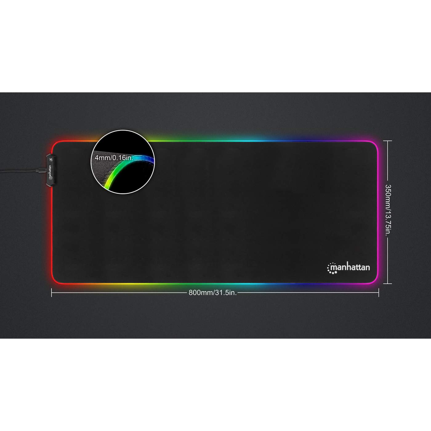 XXL RGB LED Gaming Mousepad Image 7